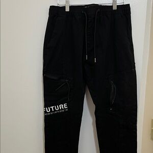 Black Cargo Pants for Men